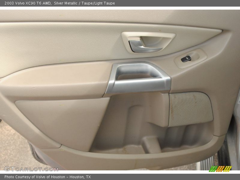Silver Metallic / Taupe/Light Taupe 2003 Volvo XC90 T6 AWD