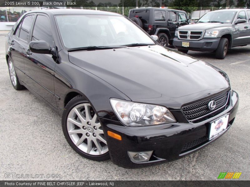 Black Onyx / Black 2005 Lexus IS 300