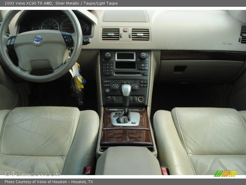 Silver Metallic / Taupe/Light Taupe 2003 Volvo XC90 T6 AWD