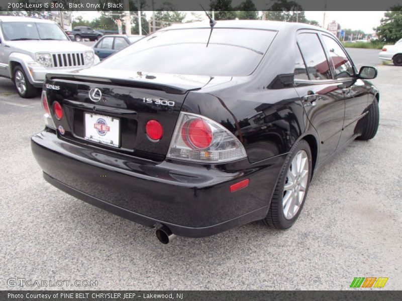 Black Onyx / Black 2005 Lexus IS 300