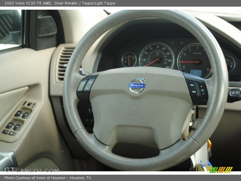 Silver Metallic / Taupe/Light Taupe 2003 Volvo XC90 T6 AWD