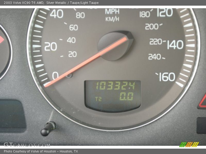 Silver Metallic / Taupe/Light Taupe 2003 Volvo XC90 T6 AWD