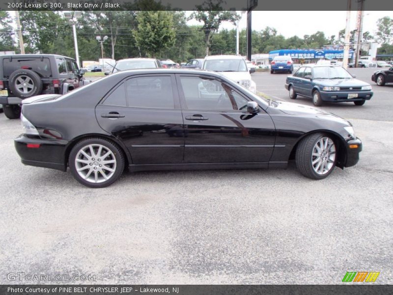 Black Onyx / Black 2005 Lexus IS 300