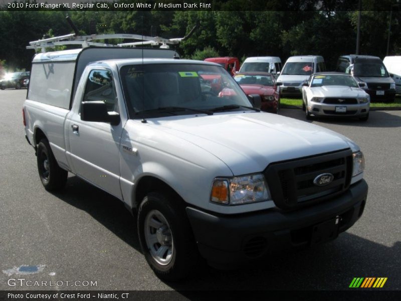 Oxford White / Medium Dark Flint 2010 Ford Ranger XL Regular Cab