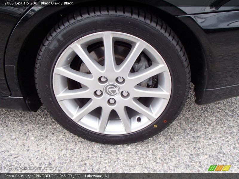 Black Onyx / Black 2005 Lexus IS 300