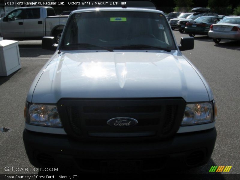 Oxford White / Medium Dark Flint 2010 Ford Ranger XL Regular Cab