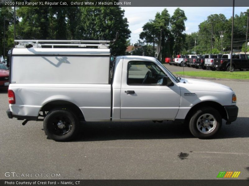 Oxford White / Medium Dark Flint 2010 Ford Ranger XL Regular Cab