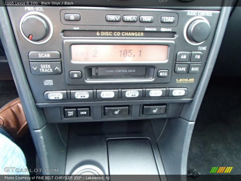 Black Onyx / Black 2005 Lexus IS 300