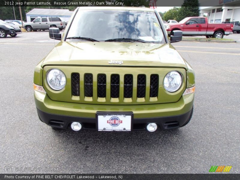 Rescue Green Metallic / Dark Slate Gray 2012 Jeep Patriot Latitude