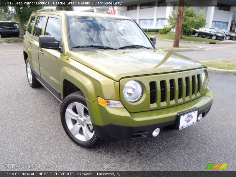 Rescue Green Metallic / Dark Slate Gray 2012 Jeep Patriot Latitude