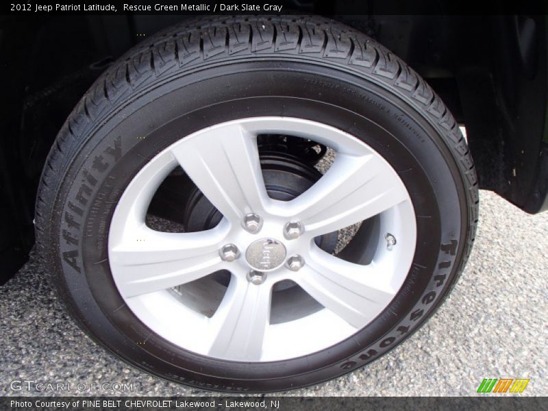 Rescue Green Metallic / Dark Slate Gray 2012 Jeep Patriot Latitude