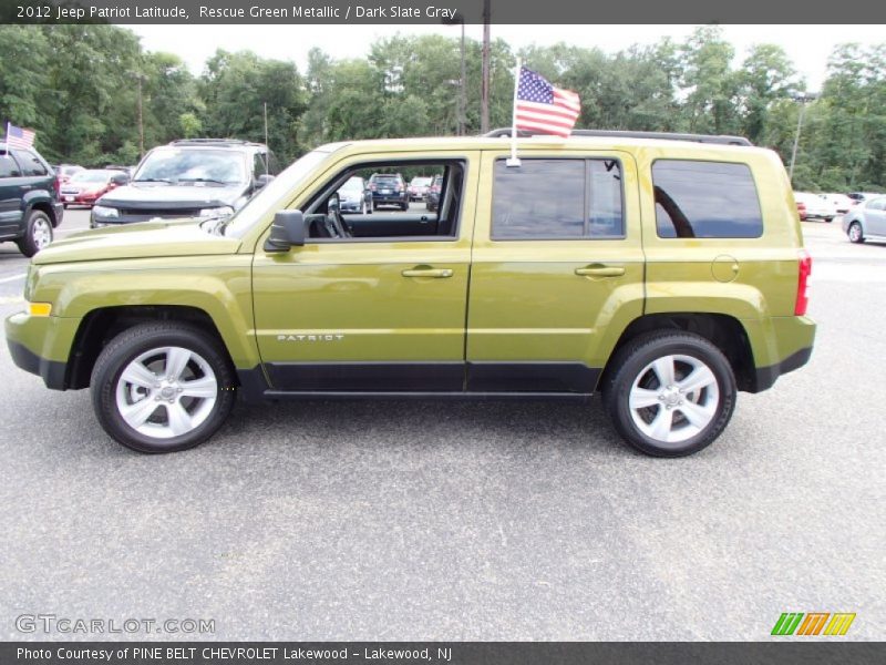 Rescue Green Metallic / Dark Slate Gray 2012 Jeep Patriot Latitude