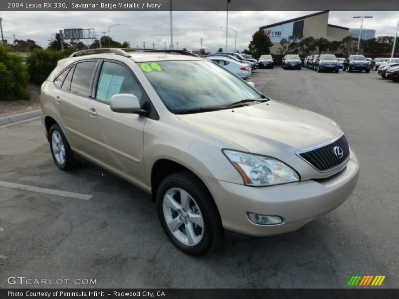 Savannah Beige Metallic / Ivory 2004 Lexus RX 330
