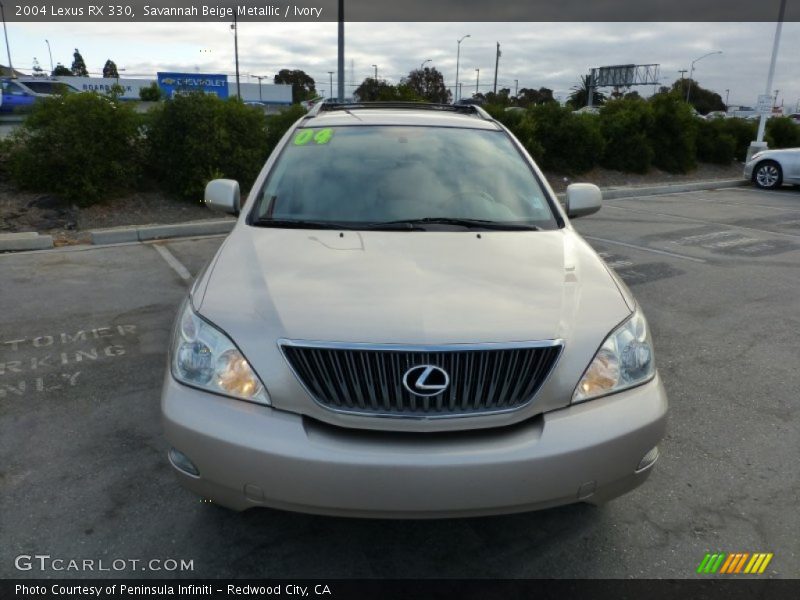 Savannah Beige Metallic / Ivory 2004 Lexus RX 330