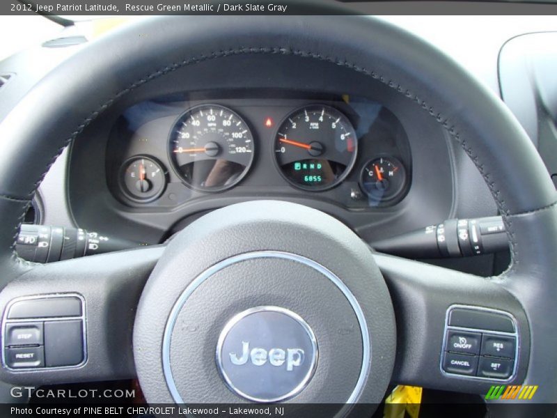 Rescue Green Metallic / Dark Slate Gray 2012 Jeep Patriot Latitude