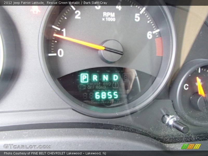 Rescue Green Metallic / Dark Slate Gray 2012 Jeep Patriot Latitude