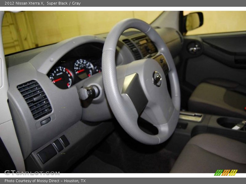 Super Black / Gray 2012 Nissan Xterra X