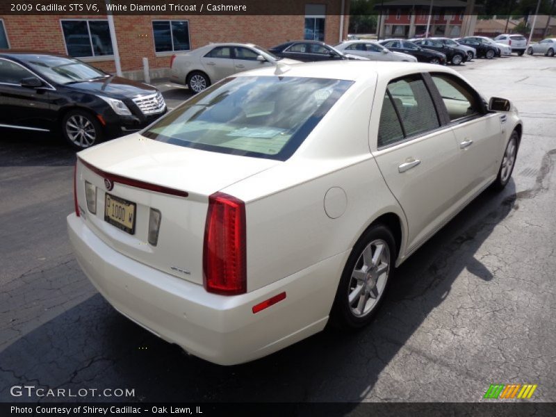 White Diamond Tricoat / Cashmere 2009 Cadillac STS V6