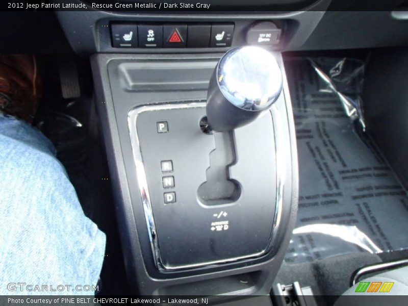 Rescue Green Metallic / Dark Slate Gray 2012 Jeep Patriot Latitude