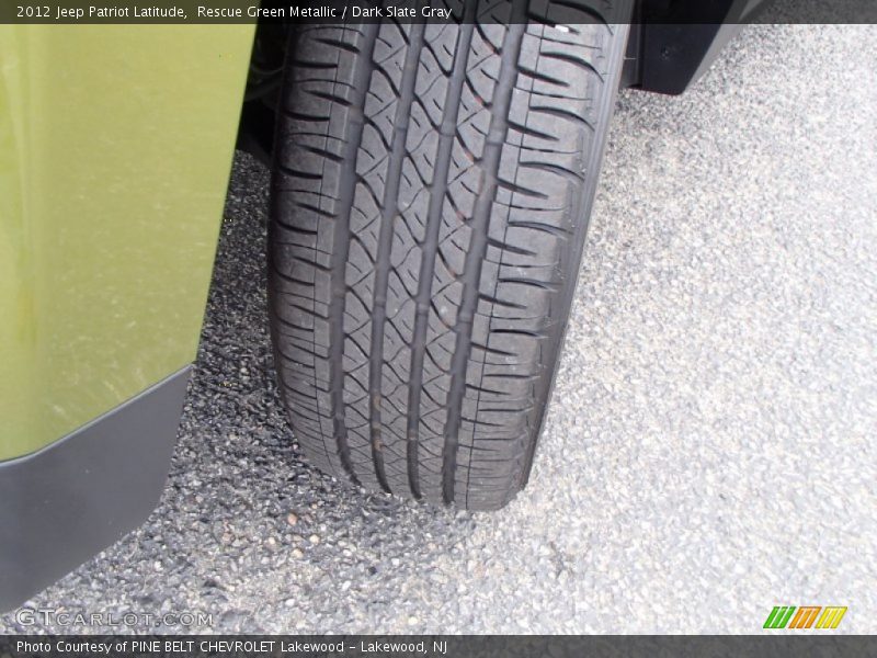 Rescue Green Metallic / Dark Slate Gray 2012 Jeep Patriot Latitude