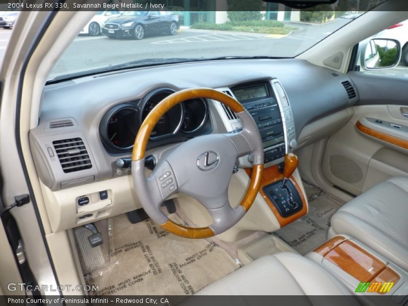Savannah Beige Metallic / Ivory 2004 Lexus RX 330