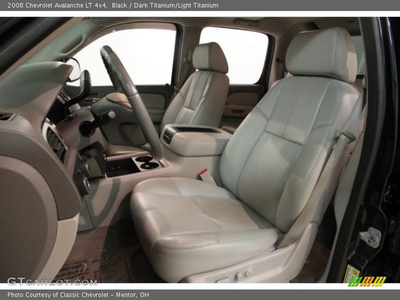 Front Seat of 2008 Avalanche LT 4x4