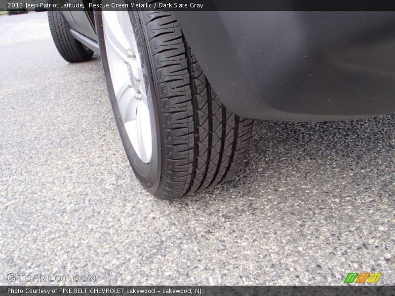 Rescue Green Metallic / Dark Slate Gray 2012 Jeep Patriot Latitude