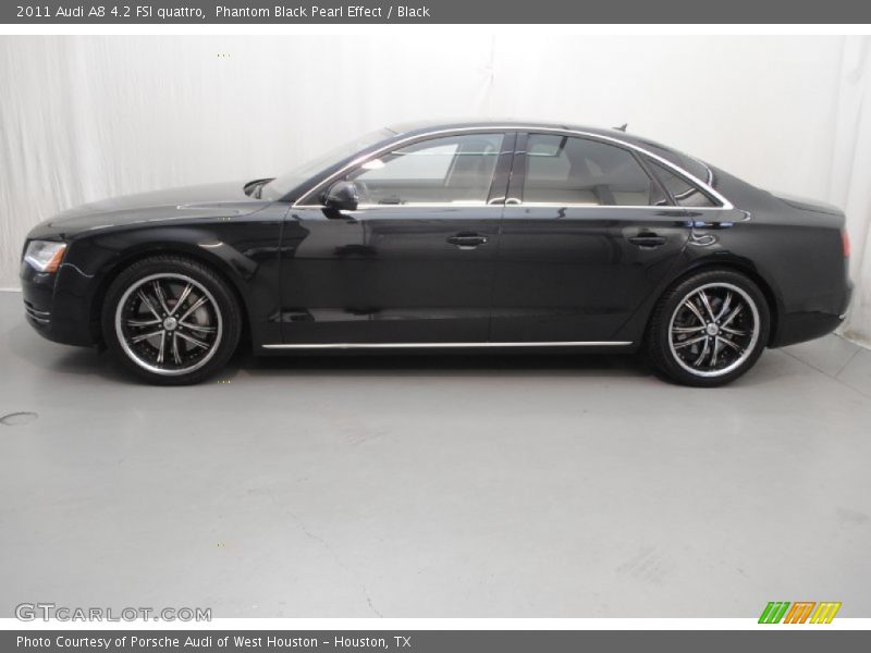 Phantom Black Pearl Effect / Black 2011 Audi A8 4.2 FSI quattro