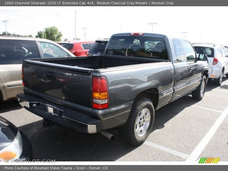 Medium Charcoal Gray Metallic / Medium Gray 1999 Chevrolet Silverado 1500 LT Extended Cab 4x4