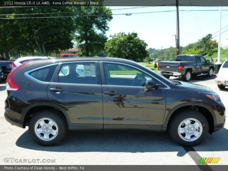 Kona Coffee Metallic / Black 2013 Honda CR-V LX AWD