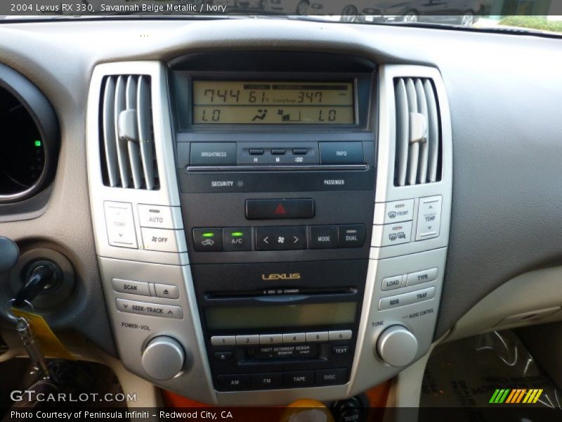 Savannah Beige Metallic / Ivory 2004 Lexus RX 330