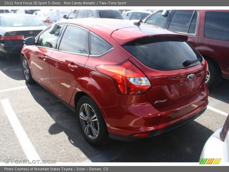 Red Candy Metallic / Two-Tone Sport 2012 Ford Focus SE Sport 5-Door