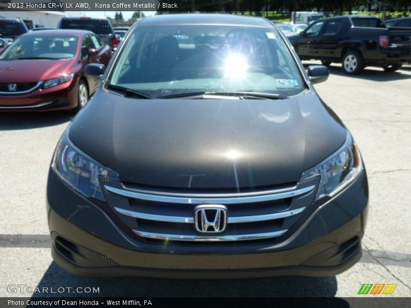 Kona Coffee Metallic / Black 2013 Honda CR-V LX AWD