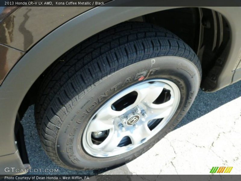 Kona Coffee Metallic / Black 2013 Honda CR-V LX AWD