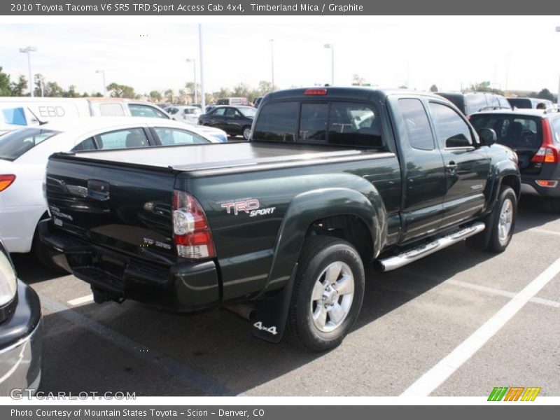 Timberland Mica / Graphite 2010 Toyota Tacoma V6 SR5 TRD Sport Access Cab 4x4