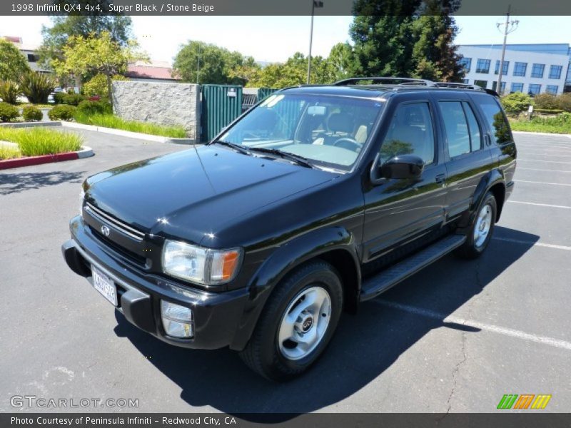 Super Black / Stone Beige 1998 Infiniti QX4 4x4
