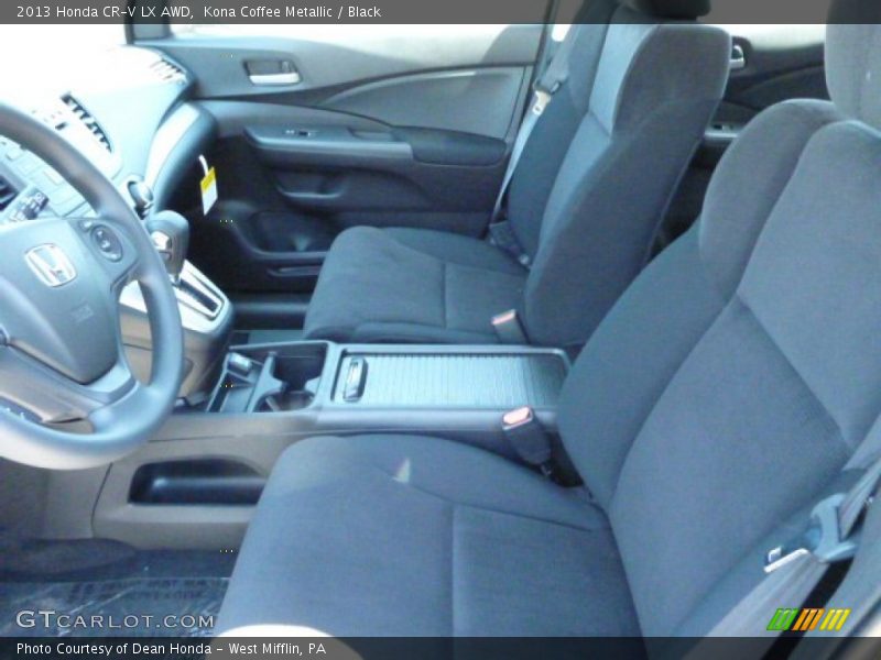 Kona Coffee Metallic / Black 2013 Honda CR-V LX AWD