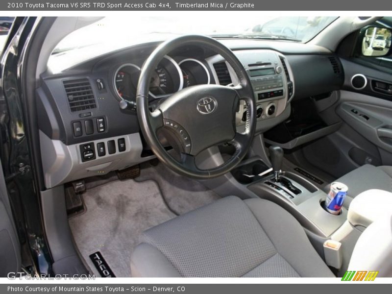 Timberland Mica / Graphite 2010 Toyota Tacoma V6 SR5 TRD Sport Access Cab 4x4