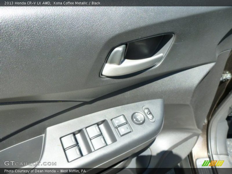 Kona Coffee Metallic / Black 2013 Honda CR-V LX AWD