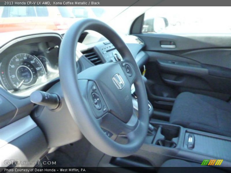 Kona Coffee Metallic / Black 2013 Honda CR-V LX AWD