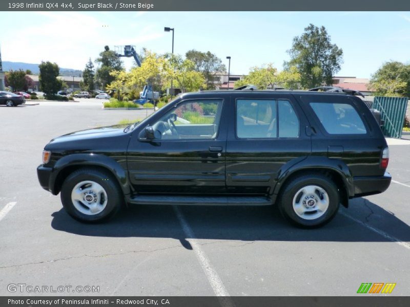 Super Black / Stone Beige 1998 Infiniti QX4 4x4