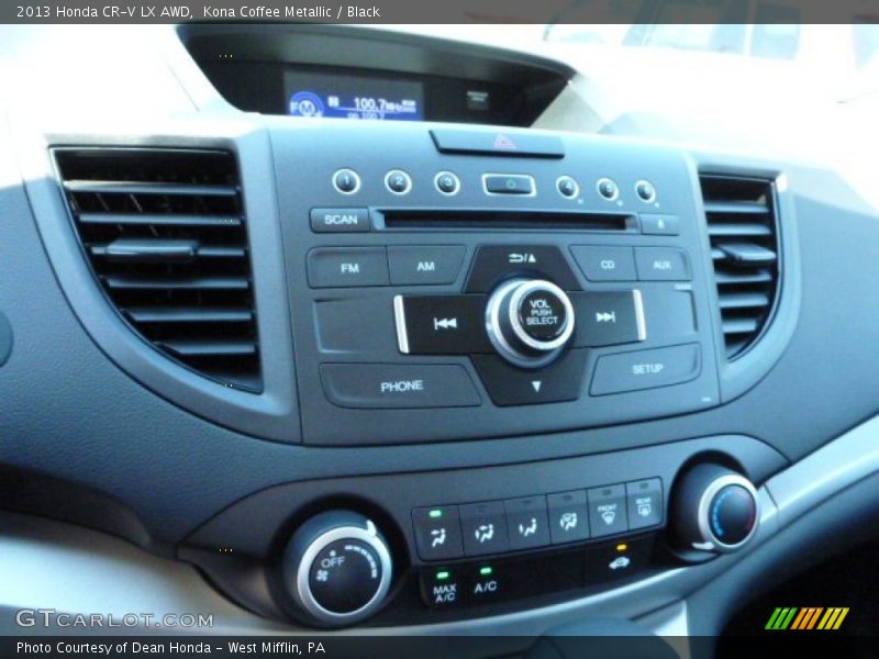 Kona Coffee Metallic / Black 2013 Honda CR-V LX AWD