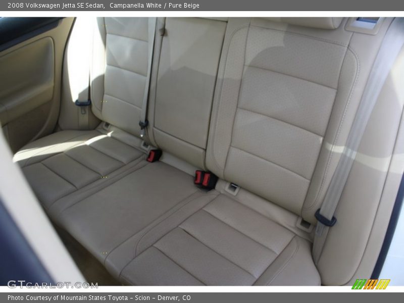Campanella White / Pure Beige 2008 Volkswagen Jetta SE Sedan