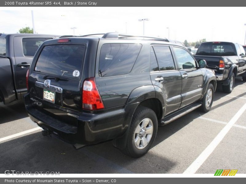 Black / Stone Gray 2008 Toyota 4Runner SR5 4x4