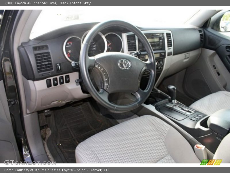 Black / Stone Gray 2008 Toyota 4Runner SR5 4x4
