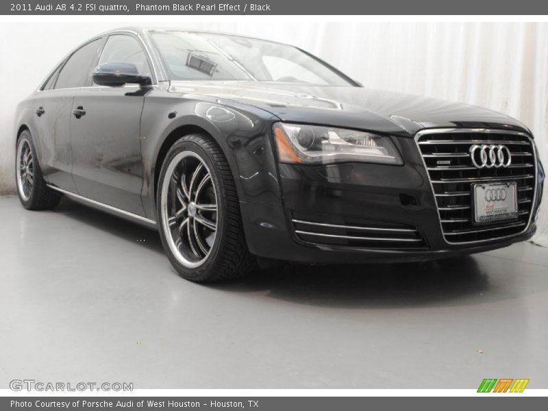 Phantom Black Pearl Effect / Black 2011 Audi A8 4.2 FSI quattro