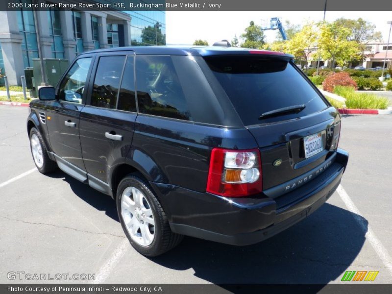 Buckingham Blue Metallic / Ivory 2006 Land Rover Range Rover Sport HSE