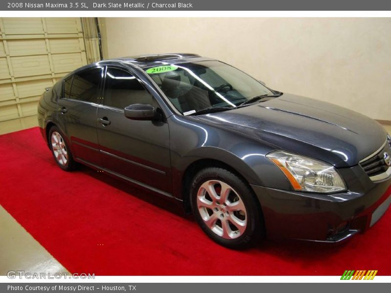 Dark Slate Metallic / Charcoal Black 2008 Nissan Maxima 3.5 SL