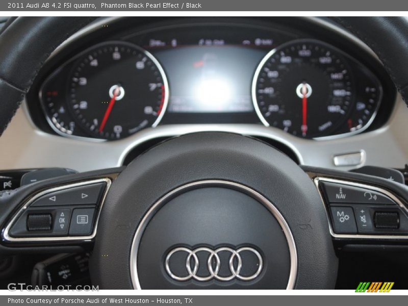 Phantom Black Pearl Effect / Black 2011 Audi A8 4.2 FSI quattro