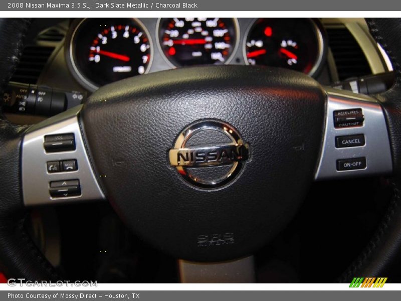 Dark Slate Metallic / Charcoal Black 2008 Nissan Maxima 3.5 SL